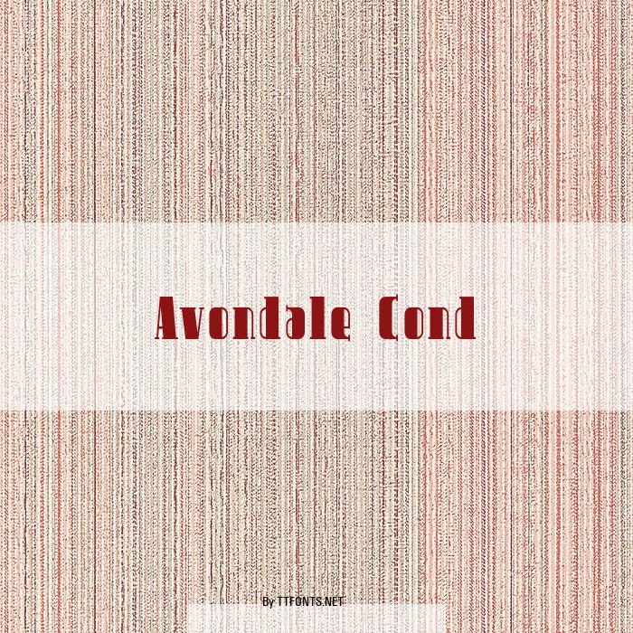 Avondale Cond example