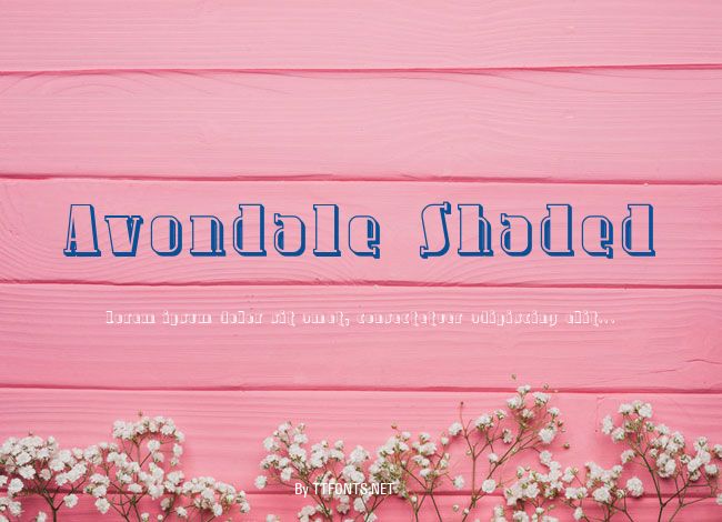 Avondale Shaded example