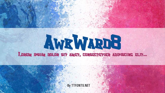 AwkWard8 example