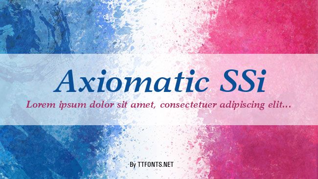 Axiomatic SSi example