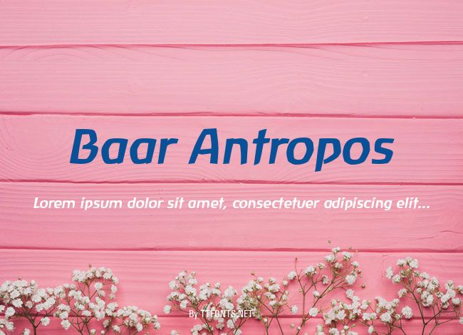 Baar Antropos example