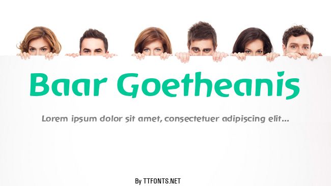Baar Goetheanis example