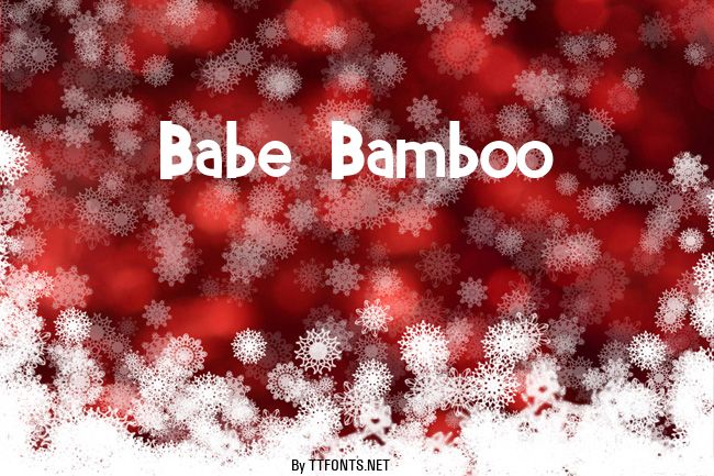 Babe Bamboo example