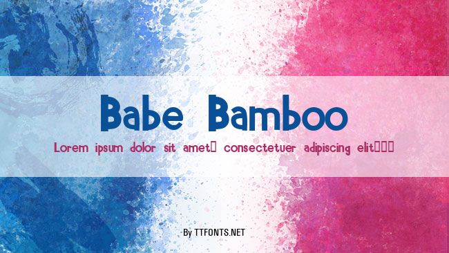 Babe Bamboo example