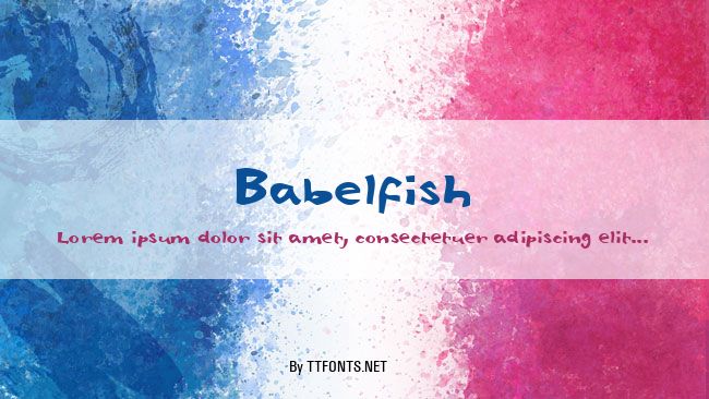 Babelfish example