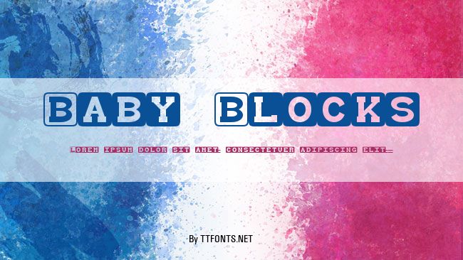 Baby Blocks example