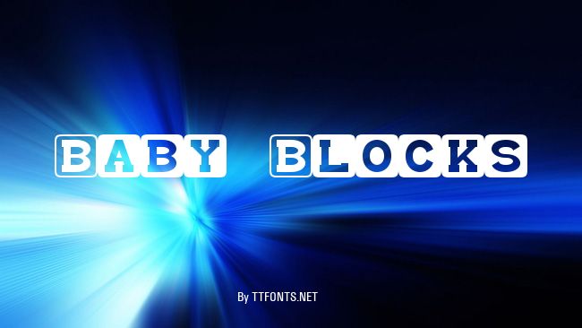 Baby Blocks example
