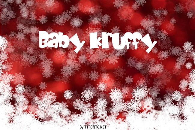 Baby Kruffy example