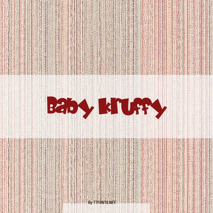 Baby Kruffy example