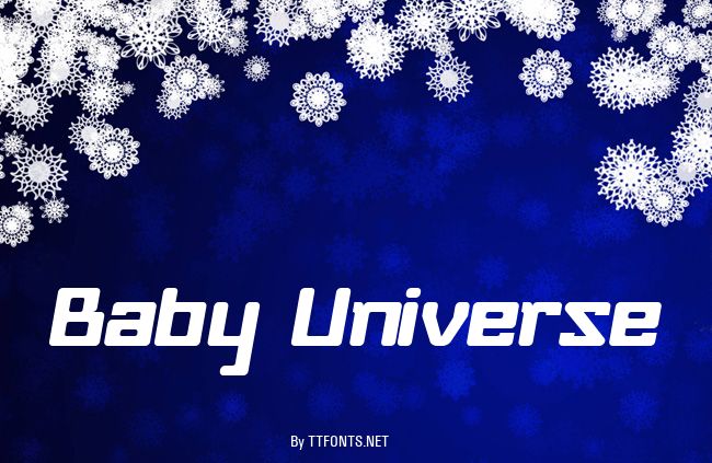 Baby Universe example