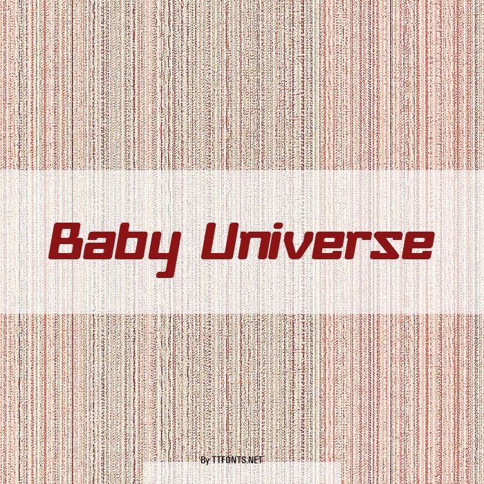 Baby Universe example