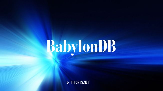 BabylonDB example