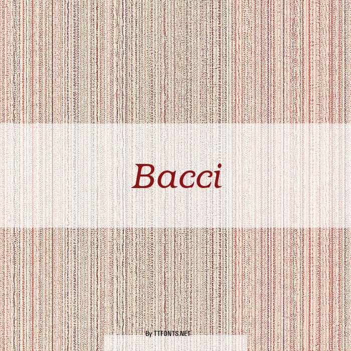 Bacci example