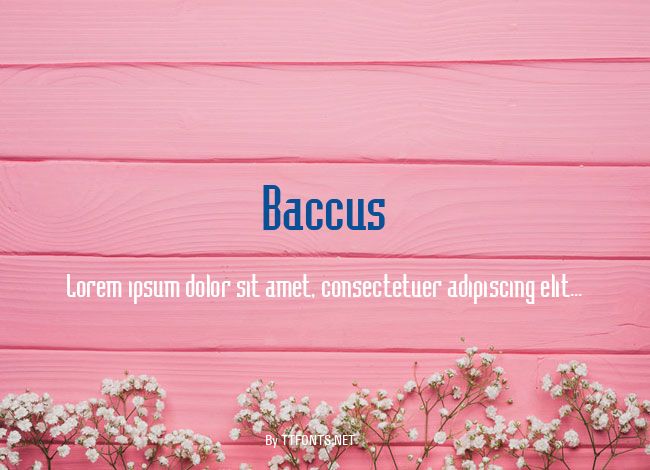 Baccus example
