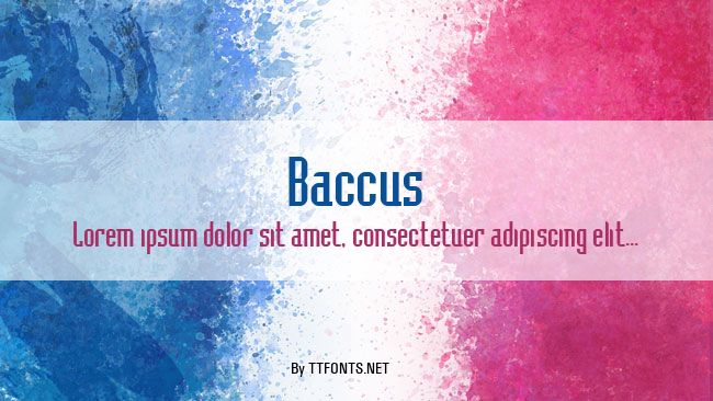Baccus example
