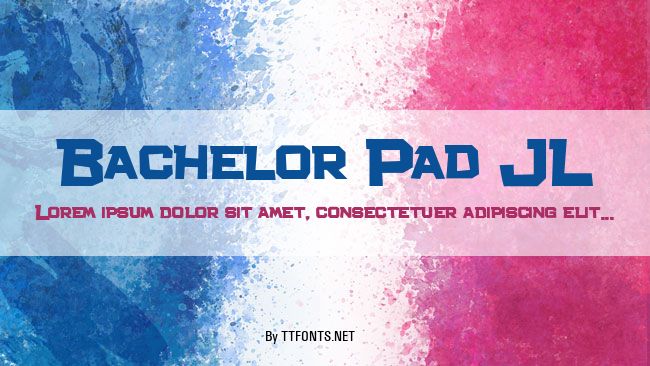 Bachelor Pad JL example