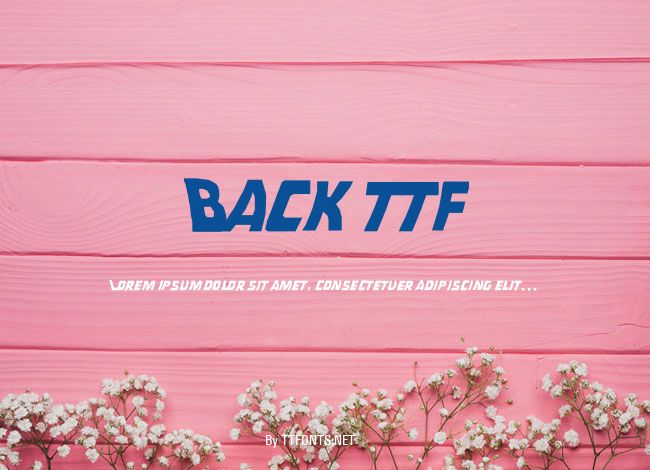 Back ttf example