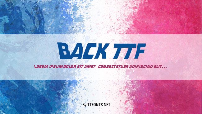 Back ttf example