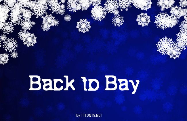 Back to Bay 6 example