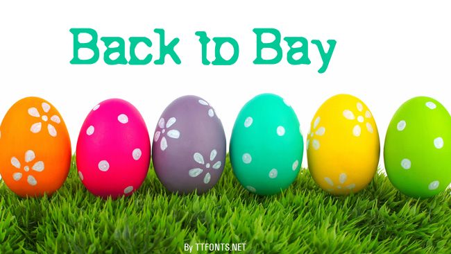 Back to Bay 6 example