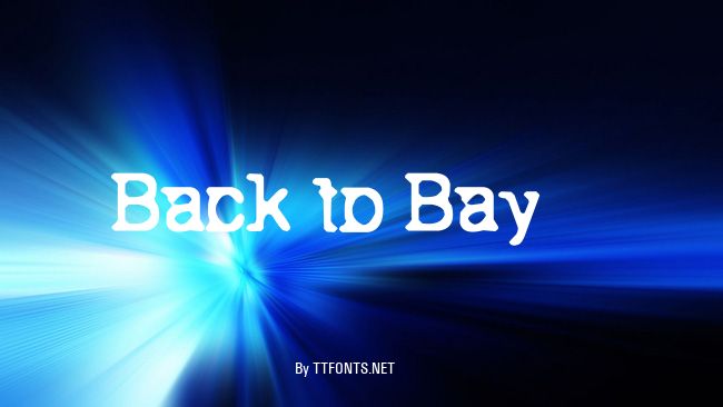 Back to Bay 6 example