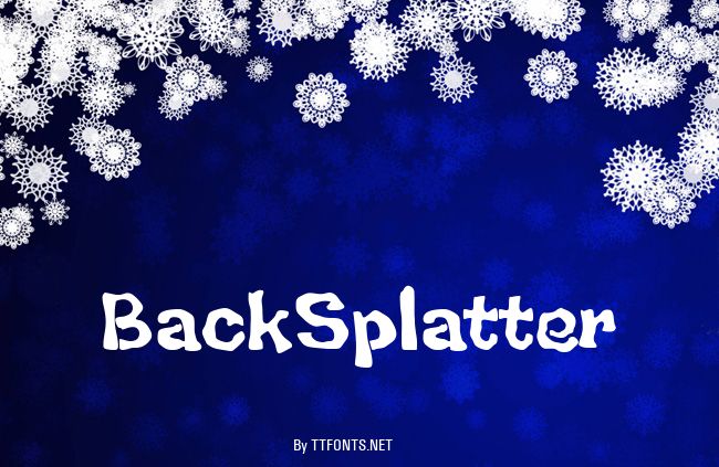 BackSplatter example