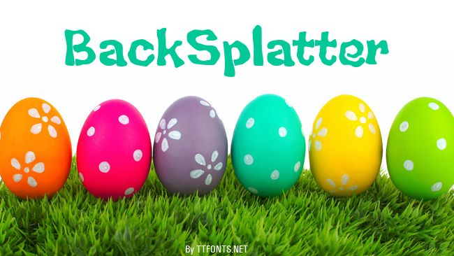 BackSplatter example