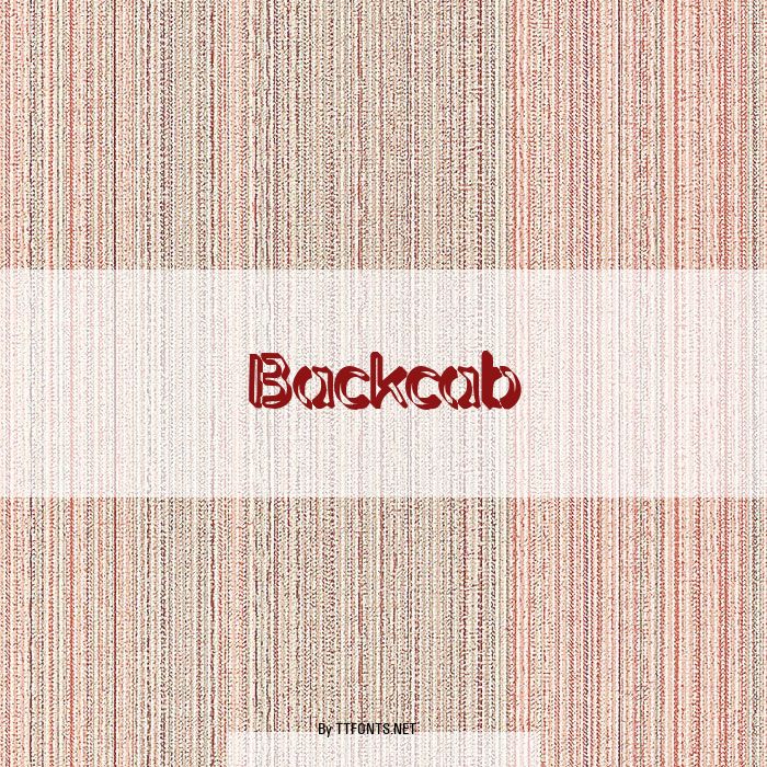Backcab example