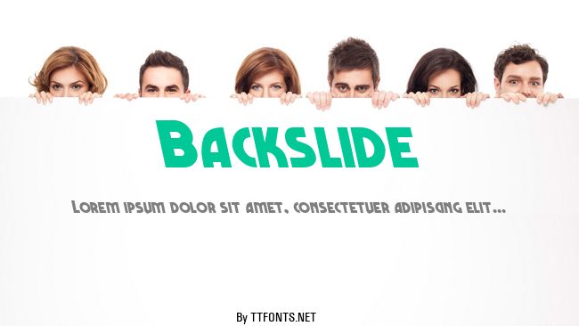 Backslide example