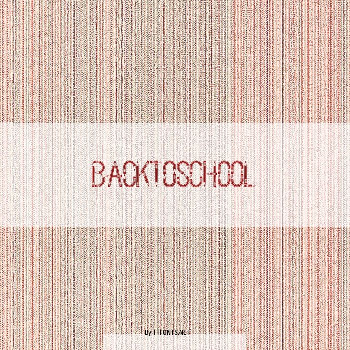 BackToSchool example