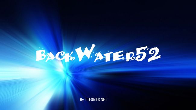 BackWater52 example