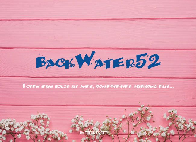BackWater52 example