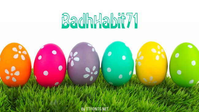 BadhHabit71 example