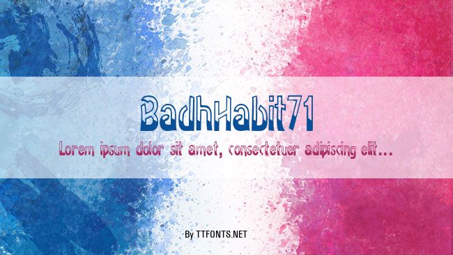 BadhHabit71 example