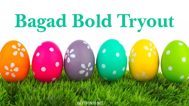 Bagad Bold Tryout example