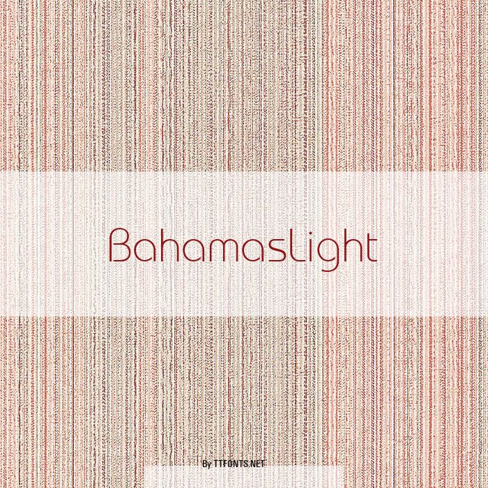 BahamasLight example