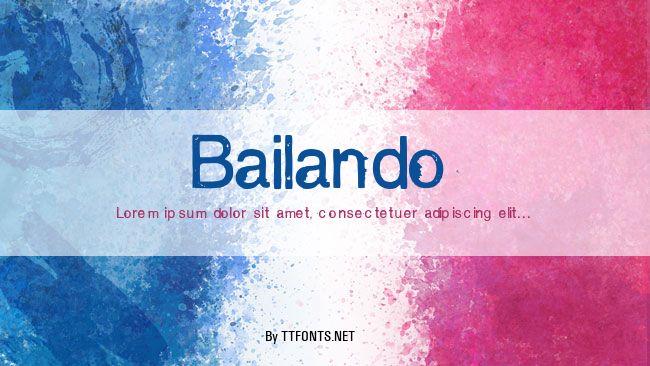 Bailando example