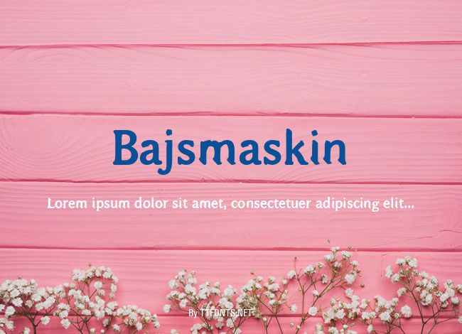 Bajsmaskin example