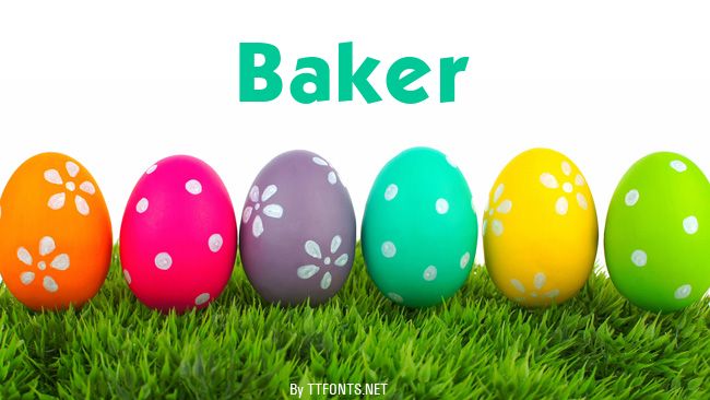 Baker example