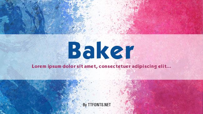 Baker example