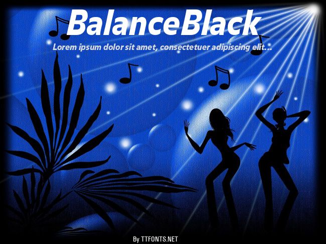 BalanceBlack example