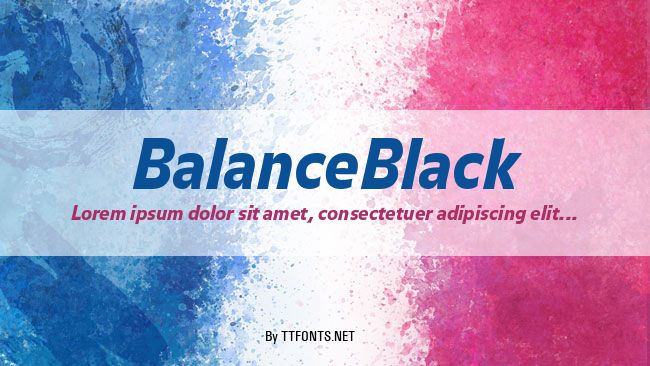 BalanceBlack example