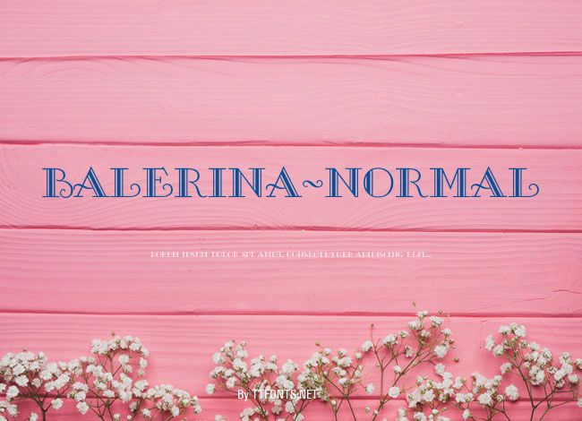 Balerina-Normal example