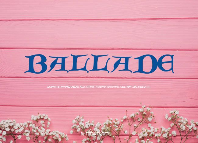 Ballade example