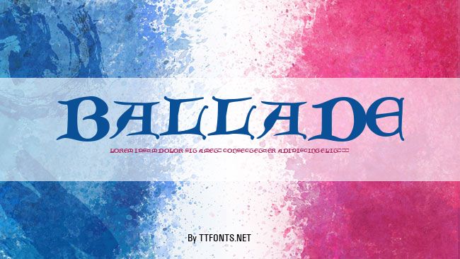 Ballade example