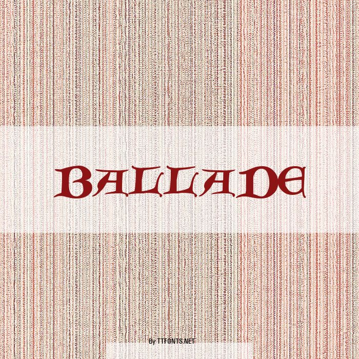 Ballade example
