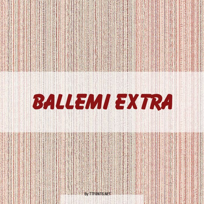 Ballemi Extra example