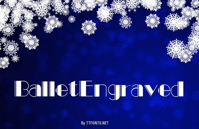 BalletEngraved example
