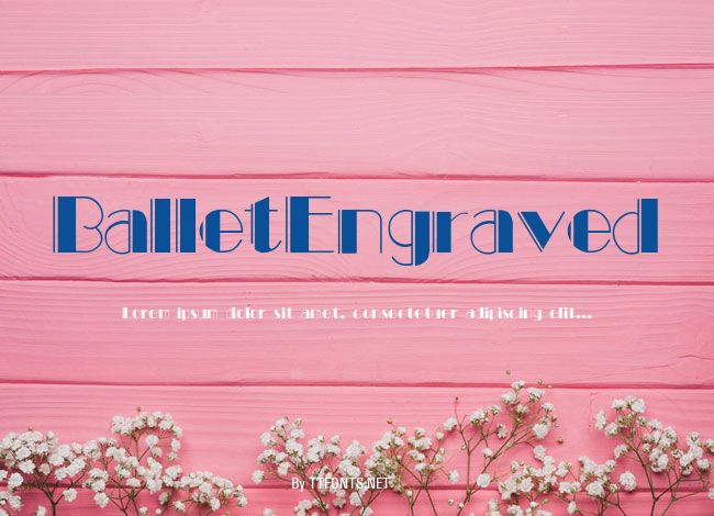 BalletEngraved example