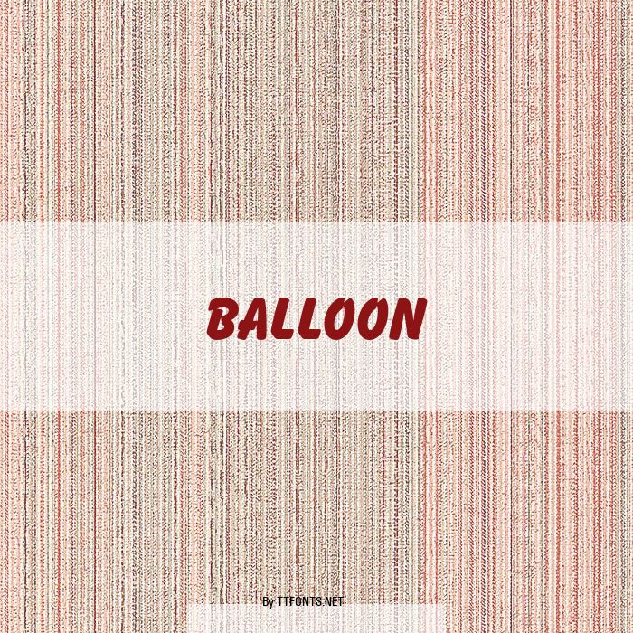 Balloon example